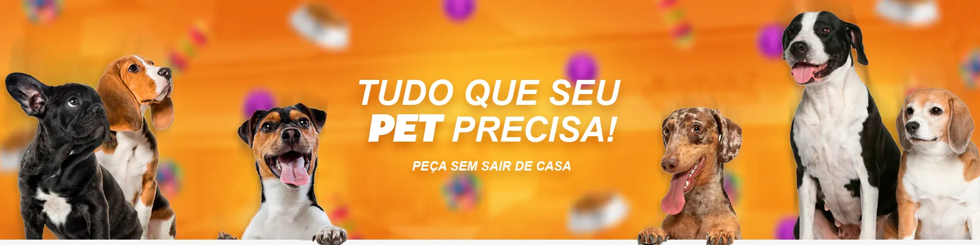 Cabeçalho Produtos para Pet